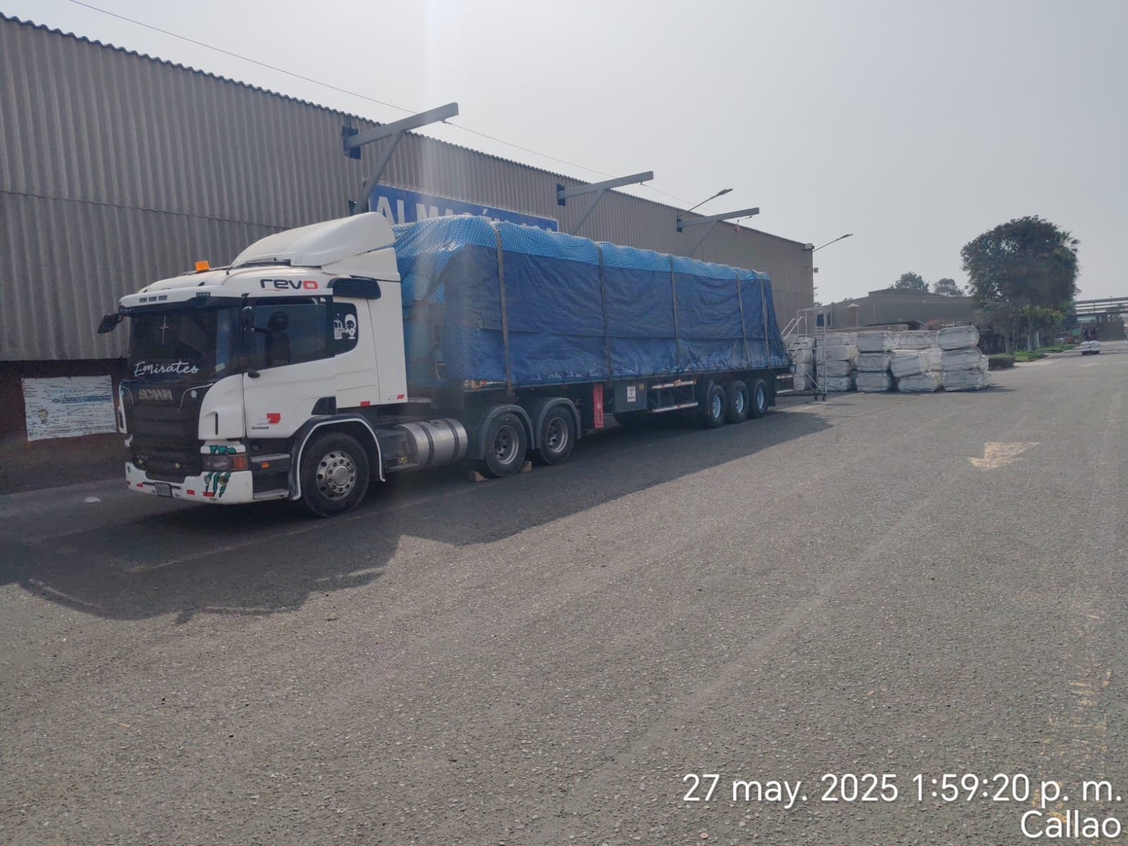 Estiba de mercadería en San Martín de Porres